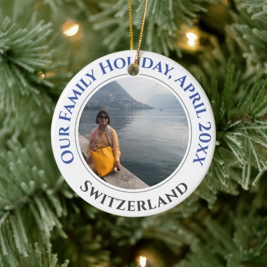 Décoration En Céramique Famille Vacances Souvenir (Arbre)