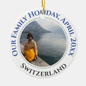 Décoration En Céramique Famille Vacances Souvenir (Devant)