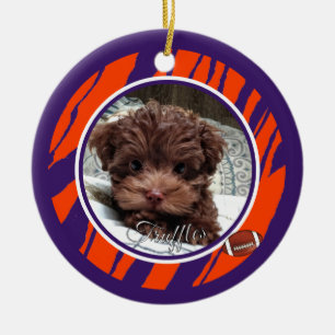 Décoration En Céramique Fan de Clemson personnalisable