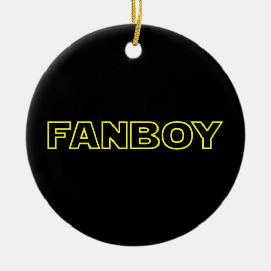 DÉCORATION EN CÉRAMIQUE FANBOY (Devant)