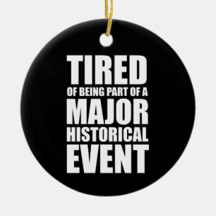 Décoration En Céramique Fatigué De Faire Partie D'Un Événement Historiq