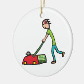 Décoration En Céramique Fauchage de pelouse (Gauche)