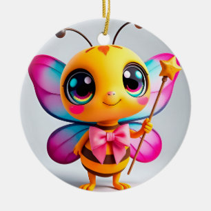 Décoration En Céramique Fée abeille mignonne personnage de dessin animé do