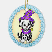 Décoration En Céramique Fée sorcier de chien  (Gauche)