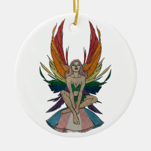 Décoration En Céramique Fée transgenre