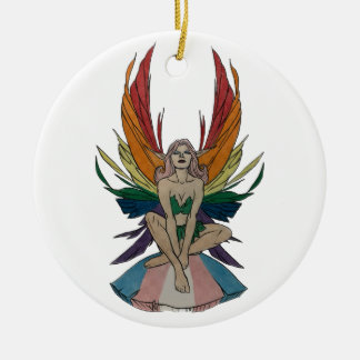 Décoration En Céramique Fée transgenre