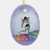 Décoration En Céramique Féerie clavier musical Vignette (Dos)