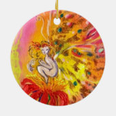 DÉCORATION EN CÉRAMIQUE FÉES DE L'AUBE (Dos)