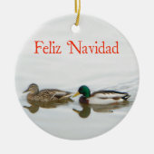 Décoration En Céramique Feliz Navidad - Mallards (Devant)