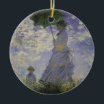 Décoration En Céramique Femme avec parasol par Claude Monet, Art Vintage<br><div class="desc">La promenade, Camille Monet et Son Fils Jean (Femme avec un Parasol) (1875) de Claude Monet est une vintage peinture impressionniste de famille de portrait. Une mère se promène avec son jeune enfant dans un champ ou dans une prairie printanière. Elle tient un parasol et porte une belle robe qui...</div>