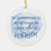 Décoration En Céramique Femme cyclique (Devant)