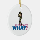 Décoration En Céramique Femme de la Force aérienne (Droite)