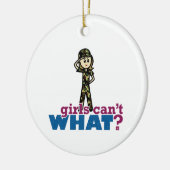 Décoration En Céramique Femme de la Force aérienne (Gauche)