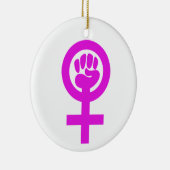 Décoration En Céramique Femme Power (Droite)