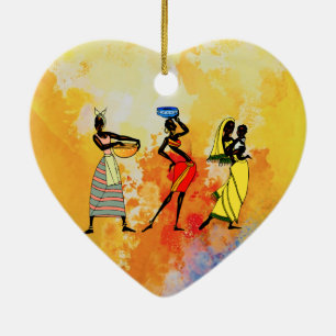 Décoration En Céramique Femmes d'Afrique