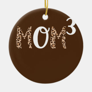 Décoration En Céramique FEMMES Maman3 Maman Cube Mère de trois Mama de 3