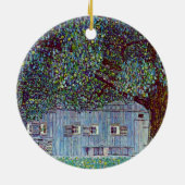 Décoration En Céramique Ferme en Haute-Autriche par Gustav Klimt (Dos)