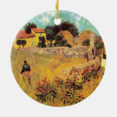Décoration En Céramique Ferme en Provence par Vincent van Gogh (Dos)