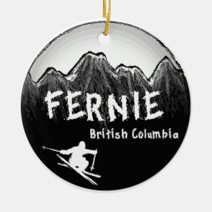 Décoration En Céramique Fernie Colombie-Britannique Canada