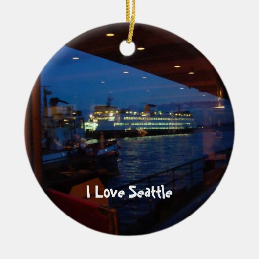 Décoration En Céramique Ferry par la fenêtre (Devant)