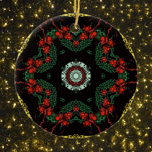 Décoration En Céramique Festive Dot Mandala