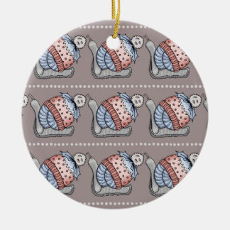 Décoration En Céramique Festive pudding