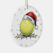 Décoration En Céramique Festive Tennis Ball Holiday Design (Droite)