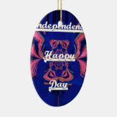 Décoration En Céramique Fête de l'Indépendance Abstraite Art (Droite)