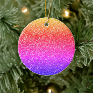 Décoration En Céramique Fête de Noël 2019 avec une brillance colorée