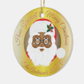 Décoration En Céramique Fête de Noël afro-américaine (Gauche)