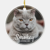 Décoration En Céramique Fête de Noël avec animal (Dos)