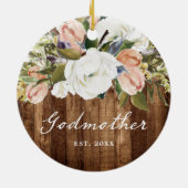 Décoration En Céramique Fête de Noël de la mère-mère (Dos)