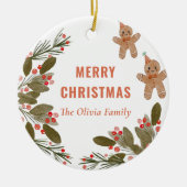 Décoration En Céramique Fête de Noël des cookies (Devant)