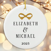 Décoration En Céramique fête de noël mariée