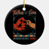 Décoration En Céramique Fête des pères d'obligation non cassable Père Plus (Dos)