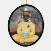 Décoration En Céramique Fêtes de Noël Covid Personnalisées Biodanger (Gauche)