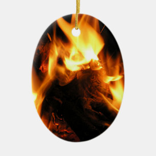 Décoration En Céramique Feu
