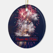 Décoration En Céramique Feu d'Indépendance 4 juillet (Gauche)