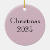 Décoration En Céramique Feuillage orné rose rose (Dos)