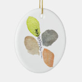 Décoration En Céramique Feuille aquarelle esthétique moderne (Droite)