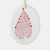 Décoration En Céramique Feuille de coeur (Droite)