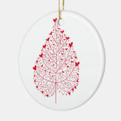 Décoration En Céramique Feuille de coeur (Gauche)