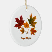 Décoration En Céramique Feuille d'érable à sucre (Droite)