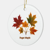 Décoration En Céramique Feuille d'érable à sucre (Gauche)