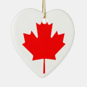 Décoration En Céramique Feuille d'érable du Canada (Droite)