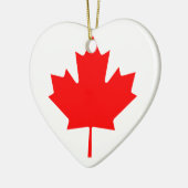 Décoration En Céramique Feuille d'érable du Canada (Gauche)