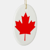 Décoration En Céramique Feuille d'érable du Canada (Droite)