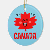 Décoration En Céramique Feuille d'érable du Canada (Gauche)