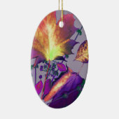 Décoration En Céramique Feuilles d'automne à Lilac (Droite)