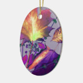 Décoration En Céramique Feuilles d'automne à Lilac (Gauche)